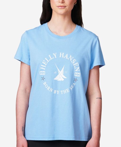 T-Shirts | Women Helly Hansen W Voyage T-Shirt, Bright Blue 627 Bright Blue