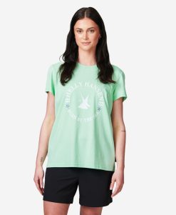 T-Shirts | Women Helly Hansen W Voyage T-Shirt, Mint 419 Mint