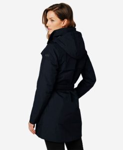 Rain Jackets | Women Helly Hansen W Welsey Ii Trench Insulated, Navy 598 Navy