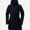 Rain Jackets | Women Helly Hansen W Welsey Ii Trench Insulated, Navy 598 Navy