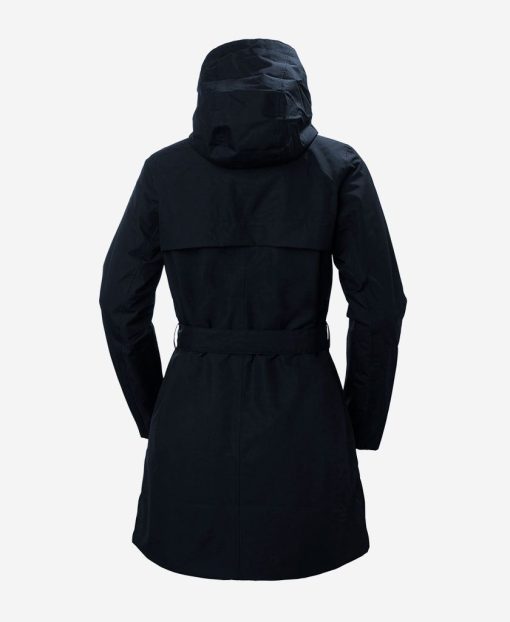 Rain Jackets | Women Helly Hansen W Welsey Ii Trench Insulated, Navy 598 Navy