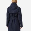 Rain Jackets | Women Helly Hansen W Welsey Ii Trench, Navy 599 599 Navy