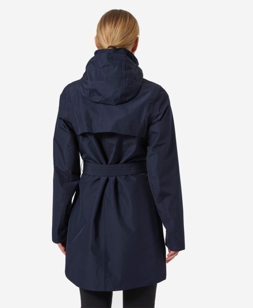 Rain Jackets | Women Helly Hansen W Welsey Ii Trench, Navy 599 599 Navy