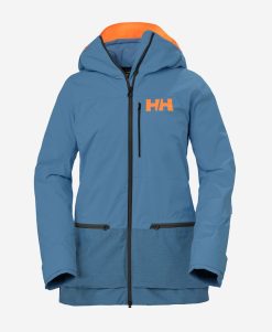 Snow Jackets | Women Helly Hansen W Whitewall Lifaloft 2.0 Jkt, 625 Blue Fog