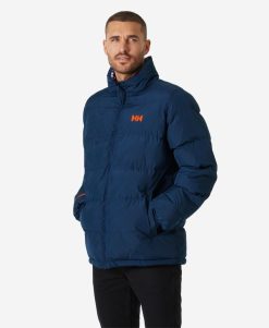 Puffy Jackets | Men Helly Hansen Yu 23 Reversible Puffer, Ocean 584 Ocean