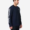 T-Shirts | Men Helly Hansen Yu L/S T-Shirt, Navy 597 Navy